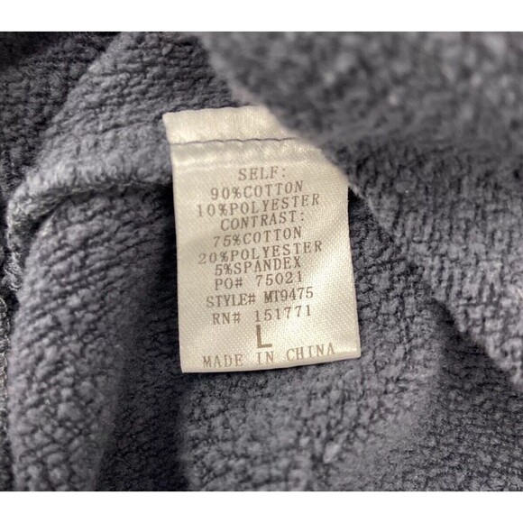 LE LIS Sweater Womens Large Blue White California Dreamin Spell Out Sweatshirt - Picture 10 of 10